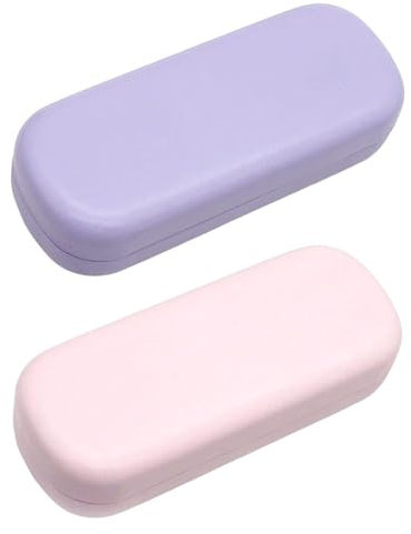 Scatola Porta Occhiali Da 2 Pezzi, Custodia Per Occhiali Semplice E Alla Moda, Custodia Per Occhiali Portatile, Accessori Per Occhiali, Custodia Rigida Per Occhiali