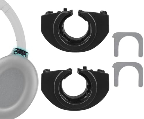 SOULWIT Ersättningsdel Gångjärn och Svivel för Sony WH-1000XM4 Hörlurar, Reparationsdelar för Vänster och Höger Rotationsled för WH1000XM4 - Svart