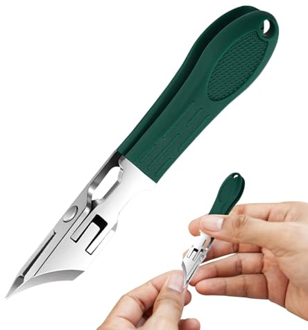 Tagliaunghie Piedi | Tronchese Unghie Incarnite | Pinza Acciaio Inoxx Lama Ampia Per Pedicure Manicure Taglio Preciso Cuticole Dure Calli Cura Piedi Strumenti Professionali Casa Salone