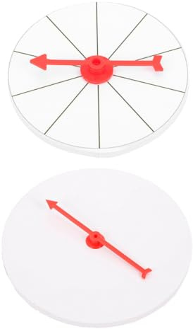 Gogogmee Ruota dei Premi per Feste 10 CM Giradischi da Tavolo e Parete in Set da 2 Pezzi Gioco di Estrazione per e Eventi Leggera e Facile da Trasportare