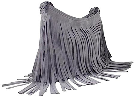 PACKOVE Fashion Fransentasche Fransen Schultertasche Quasten Handtasche Faux Suede Umhängetasche Umhängetaschen Aus Leder Mit