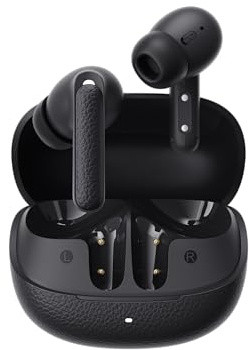 QCY Buds ANC HT15 - Auricular Bluetooth 45 DB ANC 6 micrófonos ENC Doble Dispositivo con cancelación de Ruido iPX4