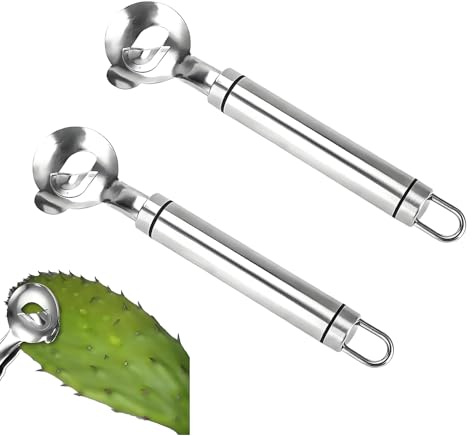 Pelador De Acero Inoxidable - Pelador Manual De Nopal Acero Inoxidable | Accesorios De Cocina Para Cortar En Rodajas Quitar Espinas Y Agujeros En Preparación De Comida Mexicana Familia Y Amigos