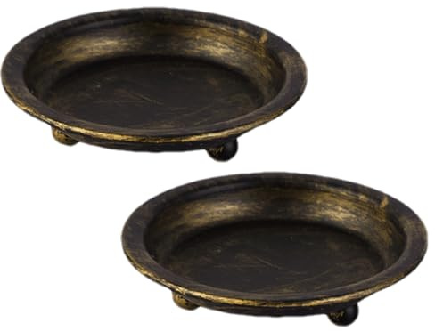 Cuenco de Vela - Decoración otoñal Resistente al Calor, Bandeja de colocación de establos, decoración de Mesa de café portátil | Bandejas Decorativas de Material Fuerte para el hogar, la