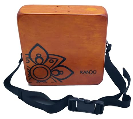 The Kandu Mashbox - is the first-ever wearable drum shaker,small Cajon designed to meet the needs of every percussionist-natural (Nut Brown)