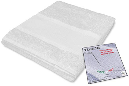 Tex family Schwammtuch Tosca © Aida-Stoff zum Sticken, Kreuzstich, 100 x 125 cm, weiß