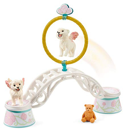 SCHLEICH 42524 Training für geflügelte Babylöwen, für Kinder ab 5-12 Jahren, BAYALA - Spielset, 19 x 5.5 x 11.5 cm (W x D x H)