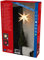 Konstsmide Weißer 3-D Kunststoffstern, inkl. Leuchtmittel, außen, 1 warm weiße Diode, E-Trafo 12V/12W Dimmer (IP44), 3W, schwarzes Kabel - 5970-200