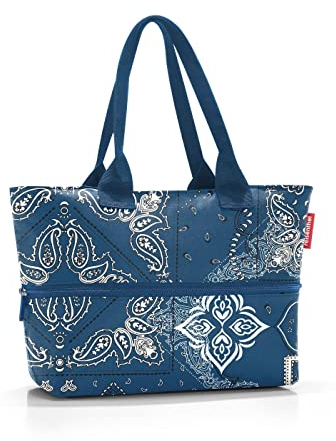 reisenthel shopper e1 bandana blue - Gro?raumtasche - Platz f?r den kleinen und den gro?en Einkauf