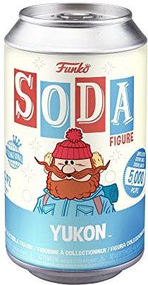 Funko Vinyl SODA, Rudolph, Yukon, 1/6 Odds for Rare Chase Variant, Rudolph the Red,Nosed Reindeer, Collectable Vinyl Figure, Gift Idea, Official Merchandise, Toys for Kids & Adults