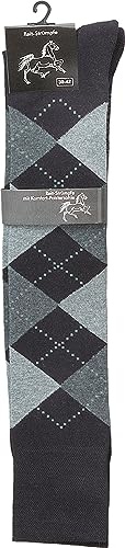 WOWERAT Calcetines de equitación con suela acolchada, para niños, adolescentes, mujeres y hombres, paquete de 2 unidades, negro y gris, 39-42