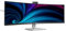 Philips 49B2U6903CH - 49 Zoll DQHD Curved Monitor, Webcam, Mikrofon, RJ45, höhenverstellbar (5120x1440, HDMI, DisplayPort, Thunderbolt 4, USB Hub) schwarz