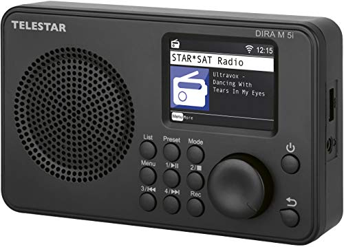 Telestar DIRA M 5i Internetradio (TFT Farbdisplay, UPnP und USB Media-Playback, Wecker, Bluetooth 5.1, Fernsteuerung via Soundmate App)