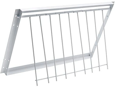 BREUAILY Piège à oiseaux en forme de T 30 cm avec porte en fer haute résistance à une fenêtre unidirectionnelle pour perroquet Installation facile