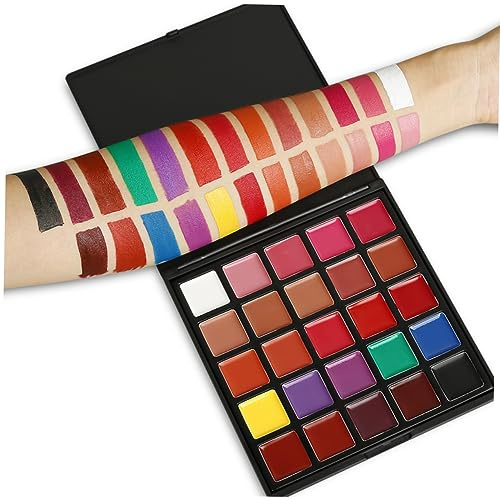 FOMIYES 25 Lápiz Labial Hidratante Mate Tinte De Labios Lápiz Labial Lipg Brillo Paleta Paleta De Maquillaje Las Mujeres a Cosmética a Brillo De Labios