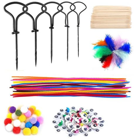 Kastanienbohrer Set, Handbohrer Set, Herbst Basteln mit Kindern, Kastanien Bastelset Kinder, 1,5-5 mm Handbohrer Kastanien, Kastanienbohrer Kinder Set, DIY Bastel Zubehör für Kastanien Herbstdeko