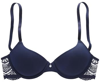 s.Oliver Push-Up-BH aus weichem Material in dunkelblau