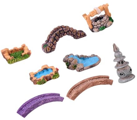 NULYLU Paisaje Miniatura Decoración De Micropaisaje Accesorio De Planta Decoración DIY