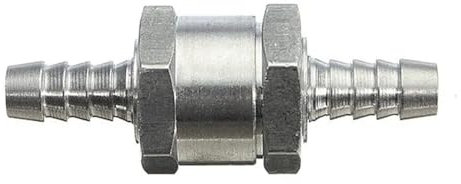Jingyingtt Válvula antirretorno de combustible de aleación de aluminio, unidireccional, de 6/8/10/12 mm, 4 tamaños, compatible con carburador, 1/4 piezas Válvulas de ventilación