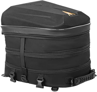 Generico Sacca Per Sella Posteriore Motocicletta,20L-28L Borsa a Mano Espandibile - Borsa Impermeabile Per Accumulo Moto,Per Scooter E Motocross Touring Pendolarismo Viaggio Road Trip Guida Urbana