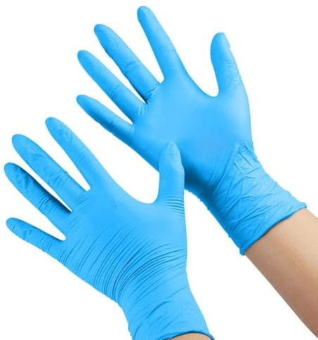 Luyao 100 Piezas de Guantes Desechables para Niños, Guantes de Nitrilo para 4-12 Años - sin Látex, sin Polvo - para Manualidades, Pintura, Jardinería, Cocina, Limpieza (XS)- Color Aleatorio