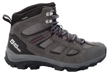 Jack Wolfskin Damen Vojo 3 Texapore Mid W, Tarmac Grey Pink, 36 EU