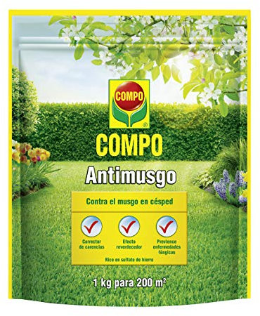 COMPO Antimusgo, Corrector de carencias y protector frente a enfermedades fúngicas, 1kg