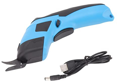 Schnurlose Elektrische Schere, Teppich- Und Kartonschneider, Wiederaufladbare, Leistungsstarke Schere, Schneidwerkzeug Für Stoffe, Tragbare Elektrische Schere Zum Schneiden von Stoffen, Teppichen, Wei