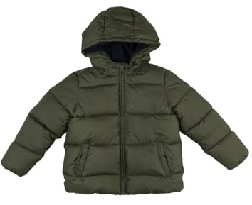 Prénatal Bambini e ragazzi Giubbino Impermeabile Antivento Foderato in Pile con Cappuccio e Zip, Ideale per l'Inverno, Realizzato in Materiale Riciclato FW25