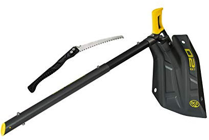 K2 Unisex – Erwachsene BCA D2 EXT with Saw Lawinenschaufel, Black, 1SIZ, 23B0100.1.1.1SIZ