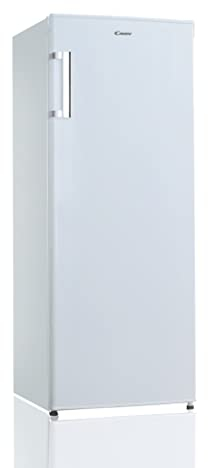 Candy CMIOUS 5142WH/N, Congelador vertical, 160l, Control mecánico, 5 cajones, Puerta reversible, Altura 1,42m ajustable, 42dba, Clase F, Blanco