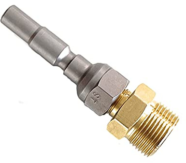 Adapter für/kompatibel zu Kränzle Stecknippel Family Pistolen light line D10 und Standard Zubehör für Kränzle Langnippel auf M22 x 1,5 AG
