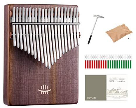 Hluru Kalimba Thumb Piano (21-keys Walnut wood)