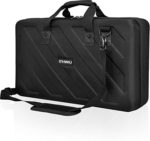 IBVIC - Funda para Pioneer DJ, bolsa protectora para DJ controlador Pioneer (Negro), Negro , Grande - 69 x 40 x10 CM, Accesorio de viaje - contenedor