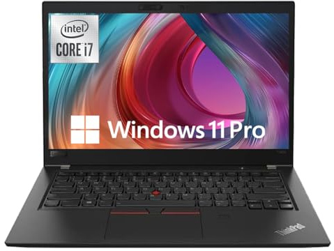 Lenovo Thinkpad T480s 14 FHD Business Laptop Computer, 14 FHD IPS Screen Ultrabook Notebook, Core i7-8650U, 16GB DDR4 RAM, 512GB SSD, Backlit Keyboard, Fingerprint Reader, Windows 11 (Renewed)