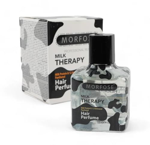 Morfose Milk Therapy Hair Perfume 100ml – Haarparfüm ohne Alkohol – Milchprotein & 12 Aminosäuren, Anti-Geruch, Glanz, Pflege, Frische – Für alle Haartypen