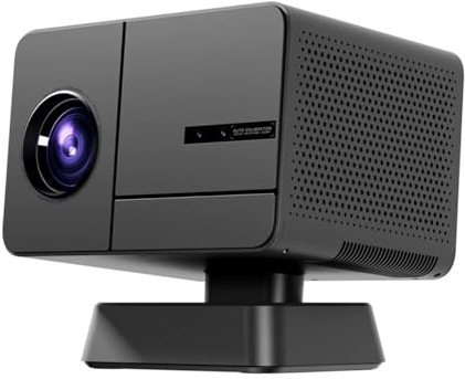 P50 Smart Projektor Android 11 4K WIFI Bluetooth Android Electric Focus 1080P Hemmabio Bärbar Utomhusprojektor (P50-SVART)