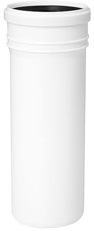 Tubo di scarico HT tubo ad alta temperatura scarico scarico bianco Ø 110 mm (0,5 m)