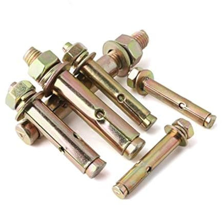 Perno de expansión 10 piezas M14 x 100 mm de anclaje anclaje anclaje hexagonal manga de hormigón ancla