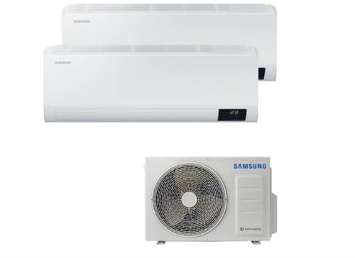 SAMSUNG LUZON CLIMATIZZATORE DUAL 7000+12000 BTU 19DB CLASSE A++ CONDIZIONATORE DUE SPLIT