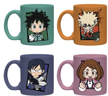 ABYSTYLE - MY HERO ACADEMIA Set 4 mugs à espresso Chibi