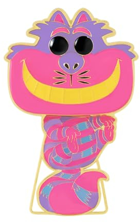Funko Pop! Large Enamel Pin Disney Alice: Cheshire Cat CHASE - Alice in Wonderland Spille Smaltate - Spilla da Collezione Carina - per gli Zaini & Borse - Idea Regalo - Movies Fans