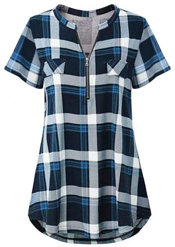 Odosalii Summer Tops for Women, Elegant Smart Casual Blouse, Polo Shirts