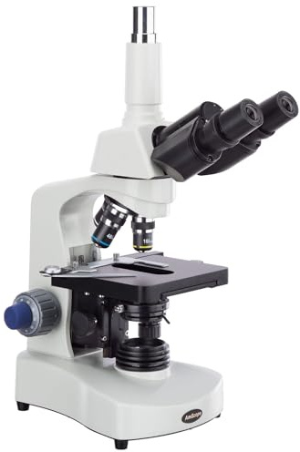 AmScope Trinocular Darkfield Microscope 40X-1600X Magnification w/LED Illumination
