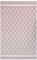 Rechteckiger Outdoor-Teppich rosa / weiß mit modernem Muster 120x180 cm Thane