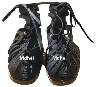Roman Leather Caligae Black New roman military boots black leather legionary caligae black black leather sandals Reproduction caligae black (US 13)