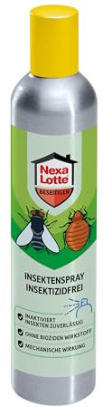 Nexa Lotte Insektenspray insektizidfrei, 300 ml, gegen lästige Insekten wie Fliegen, Wespen, Mücken, Ameisen, Flöhe und Bettwanzen