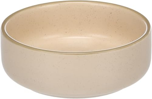 Flamingo Gamelle pour la Nourriture et l'eau Lado Beige – 350ml – pour Chien ou Chat | en Mélamine Résistante, Antidérapante et Facile à Nettoyer