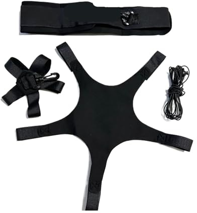 QuxetlRyz Elastico Calcio Tiro Cintura da allenamento for pallavolo e calcio, cintura for adulti, tappetino for, attrezzatura for di(Black)