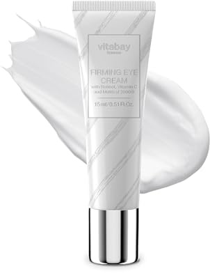 Vitabay Firming Eye Cream 15 ml - Augencreme gegen Falten - Augencreme trockene Haut - Augenserum gegen Falten als straffende Augencreme - Firming Eye Creme Anti Aging - Falten Creme